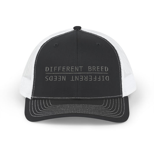 "Different Breeds Different Needs" Trucker Stylish Cap